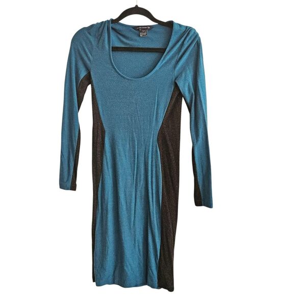 French connection Women's Black and Blue Dress - Picture 1 of 6